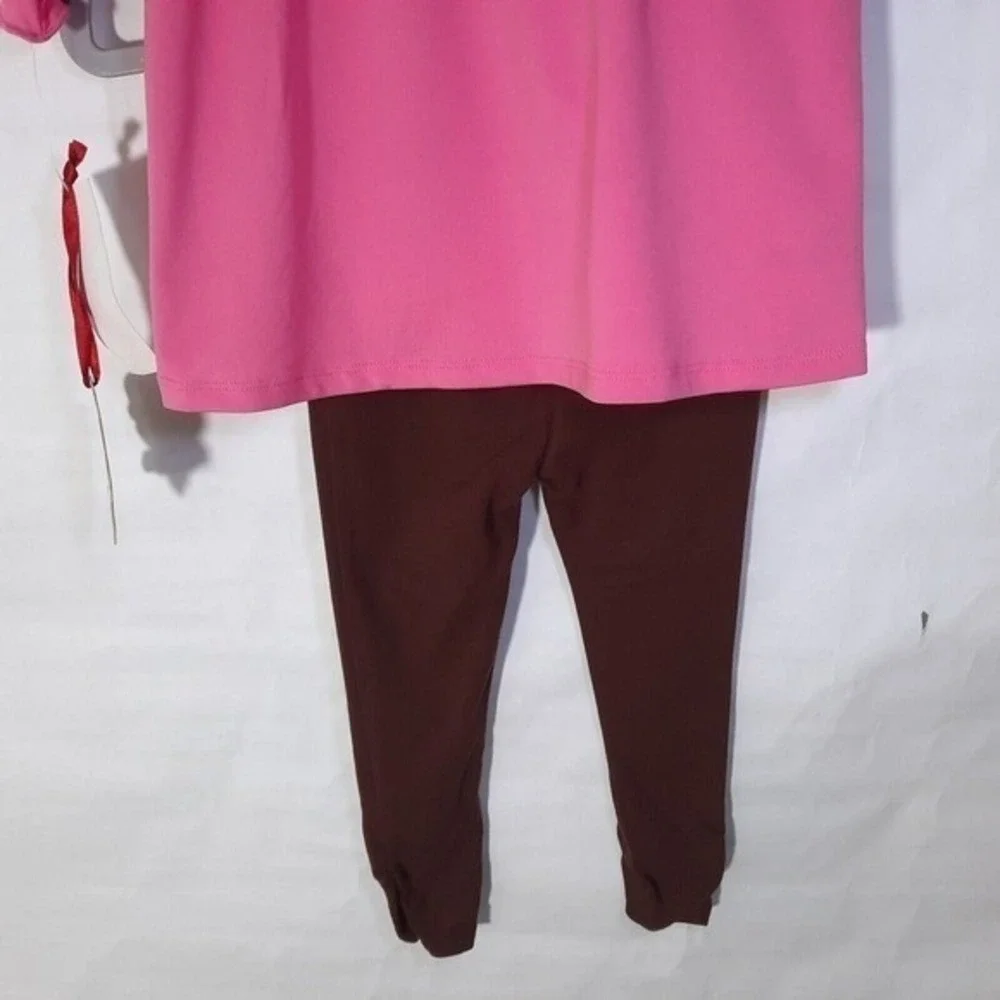 Marc Ecko Outfit Baby 24M‎ Pink Y2K Playwear Two Piece Stretch Legging Tunic Set